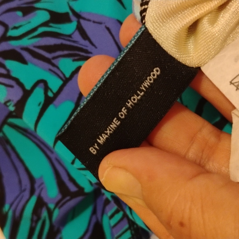 MAXINE OF HOLLYWOOD AZUL SWIMDRESS SIZE 16W - Picture 12 of 13